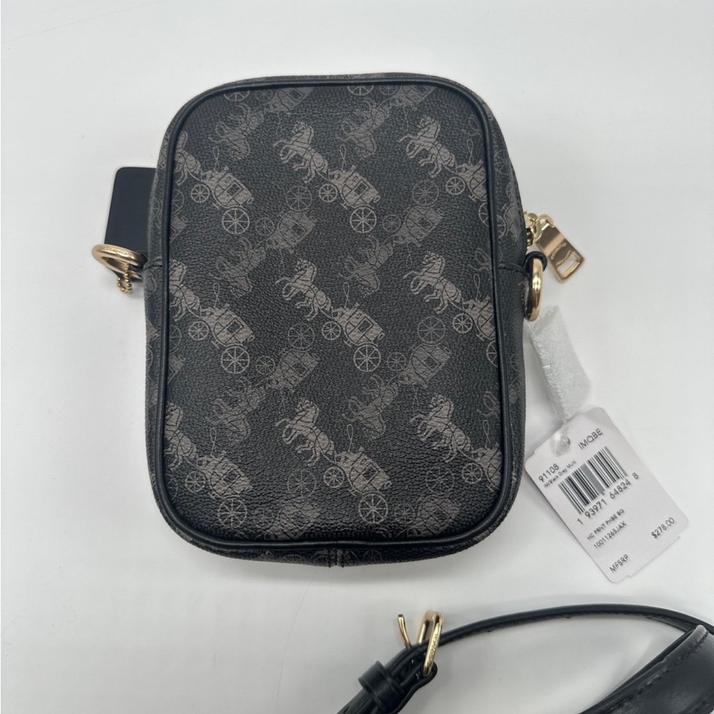 Coach 91108 Phoebe Crossbody With Horse & Carriage Print Small Bag Purse - Picture 4 of 12
